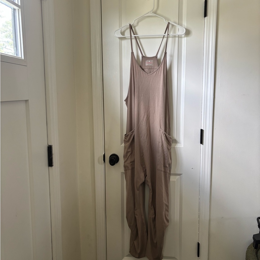 FreePeople Hotshot Onesie - size small - mocha latte